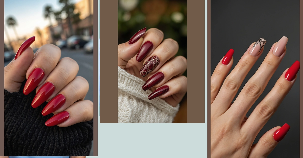 Summer Vibes: 6 Cherry Red Nail Designs to Try