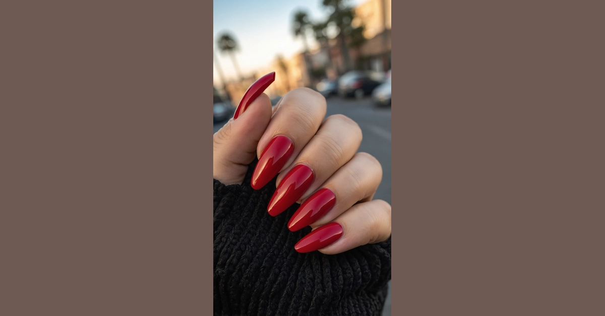 Unleashing Fun: 6 Red Nail Ideas That Shine