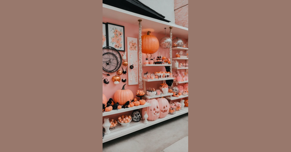 Colorful Frights: 12 Fun Pink Halloween Decor Ideas for Your Home